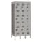 Salsbury Industries Wardrobe Locker, 36" W, 18" D, 78" H, (3) Wide, (9) Openings, Gray 73368GY-U - alternate 1